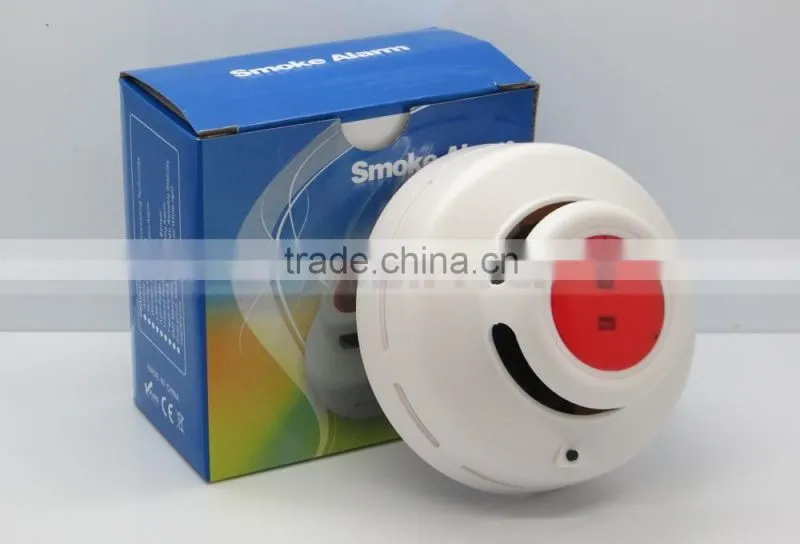 New 9V Battery Red Smoke Alarm Detector