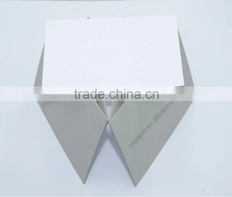 Coated Duplex Board White paper with grey back