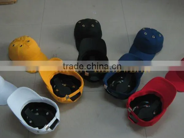100% cotton fabric bump baseball caps