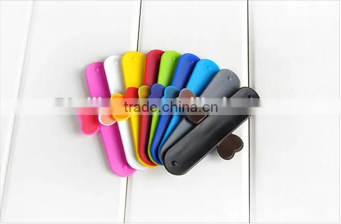 quick snap multiple touch U shape silicone desktop mobile cell phone holder