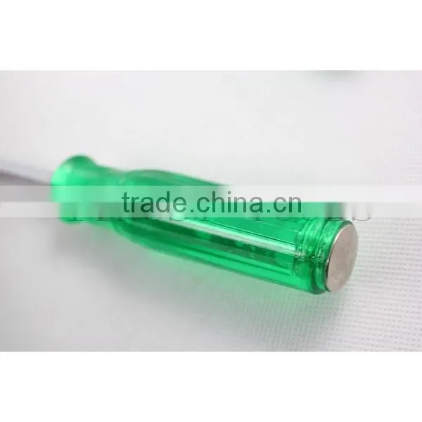 7pcs Square screwdriver set green transparent hand with tools bag SD3112