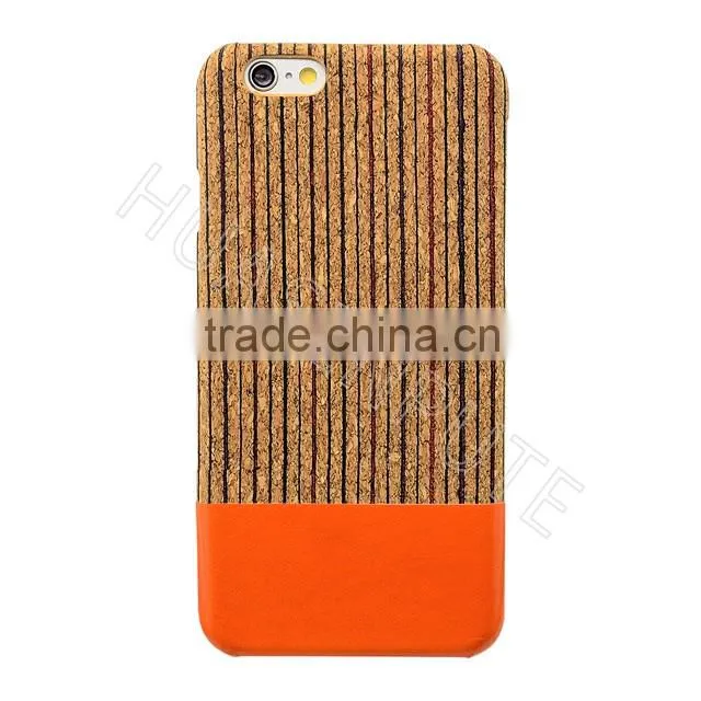 Elegent Wooden Style Back Cover Case Plastic phone Cover For Apple iPhone 6s