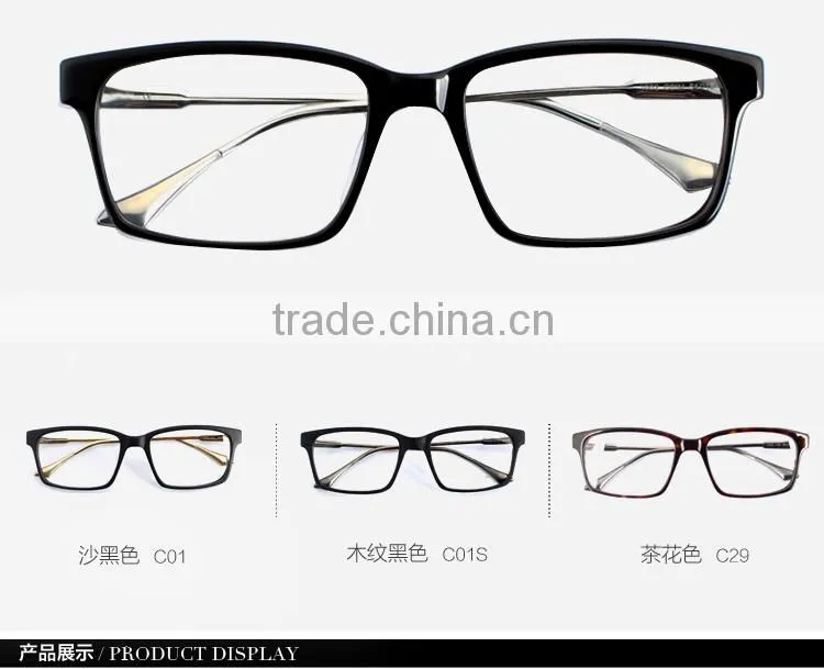 Custom Designer Eyeglasses with Acetate and titanium Frame Optics