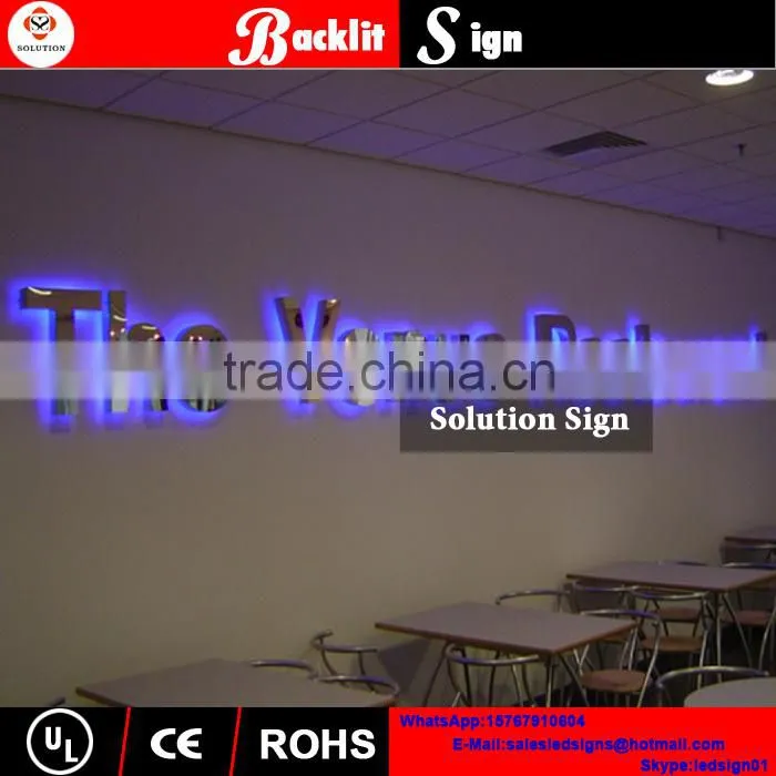 hot 3d unique retail stores led acrylic back-lit signs