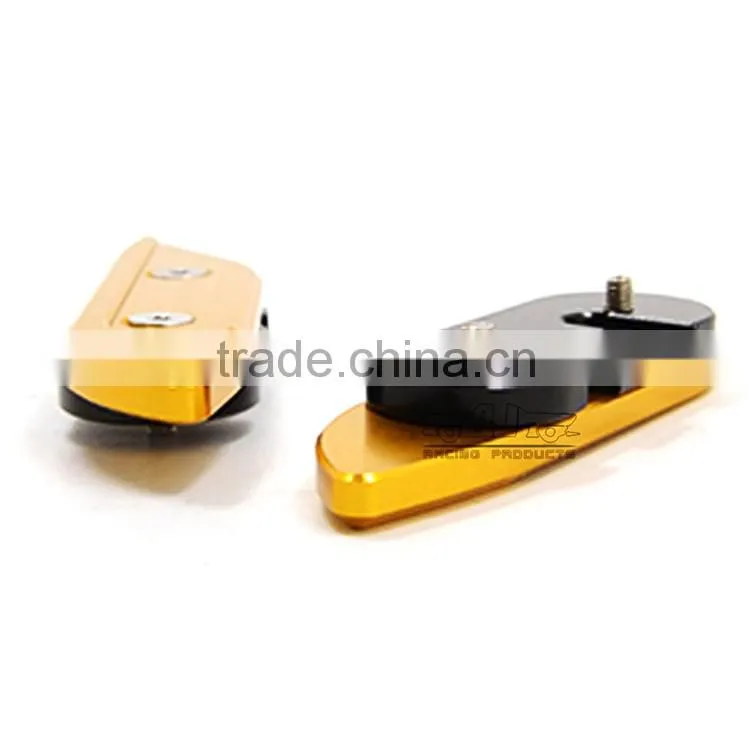 BJ-MHC-YA002 Professional Tuning Parts CNC Aluminum Motorcycle Golden Side Mirror Cover Caps Hole Cover for Yamaha T MAX 530 201