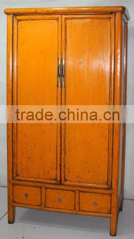 chinese antique two door three drawer big cabinet