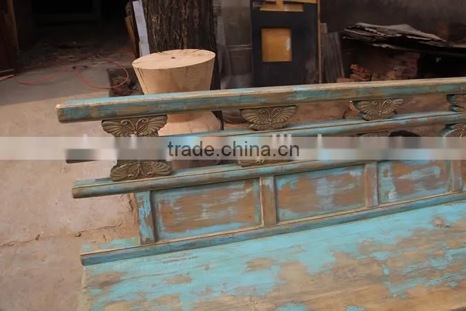 Chinese antique wooden style furniture living room furniture bench