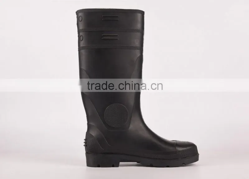 industrialsteel toe water boots, rain boots,pvc boots (sj5135)