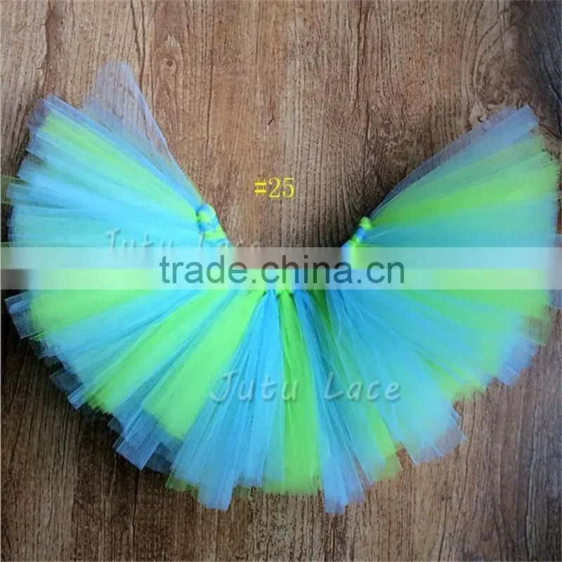 Fancy Kids tutu skirts - factory directly children tutu rainbow - baby girls photography decorative tutu skirts