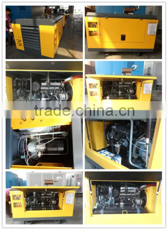 RHINOAIR Portable diesel screw air compressor TROGY145-AH 110KW 145HP