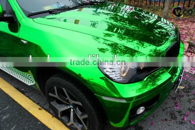 Colored Chrome mirror Car Body Sticker,Chrome Stickers For Cars1.52*30m
