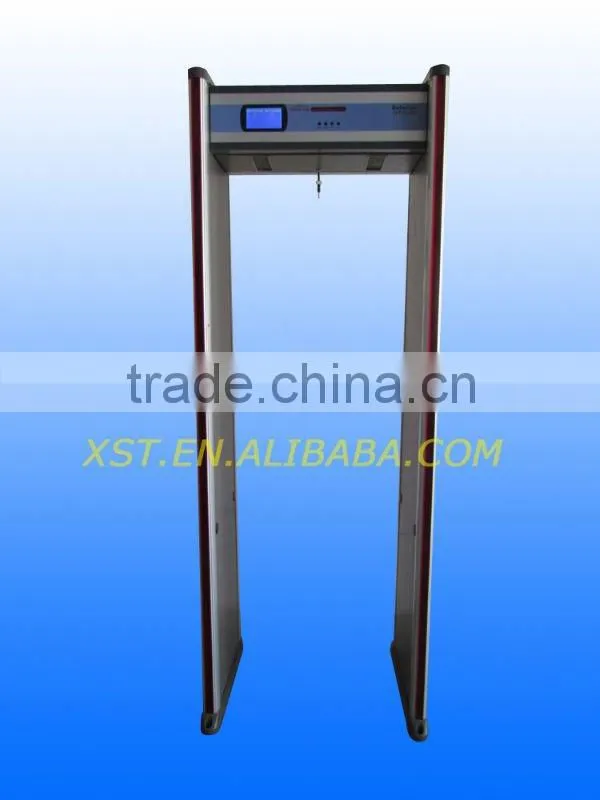 Airport Security Checking Door Frame Metal Detector , Multi Zone Walk Through Gate