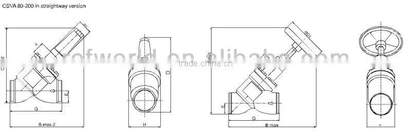 castel stop valve 1-3/8"