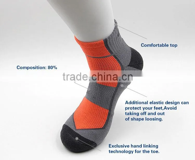 Custom 100% cotton sport socks for men wholesale socks