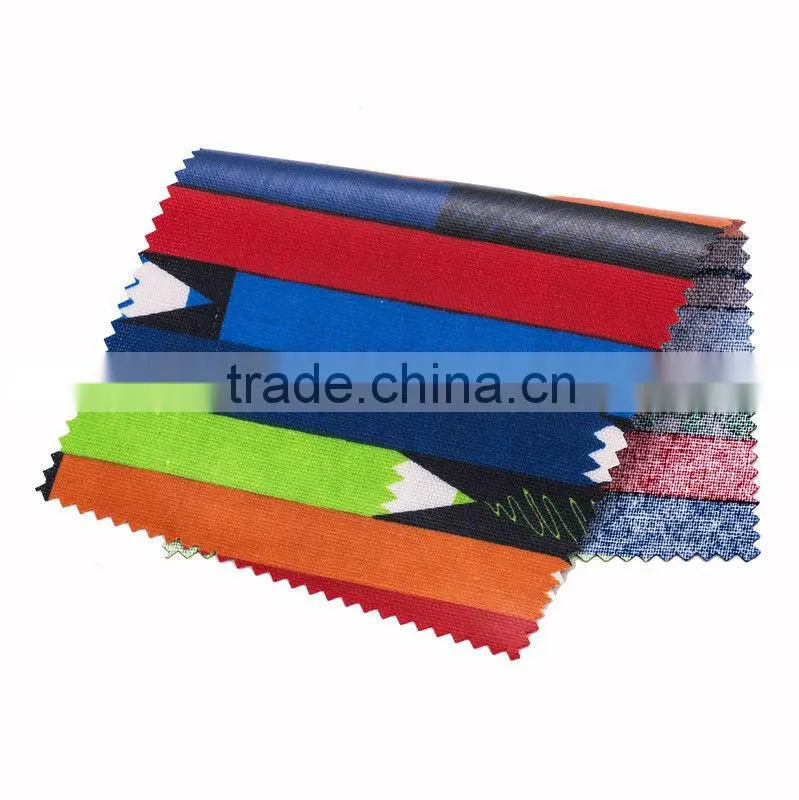 High quality transparent pvc cotton fabric for bag or table cloth