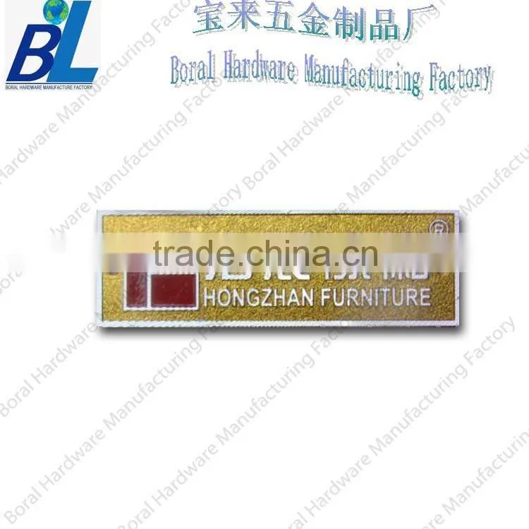 Die casted metal boat name plates