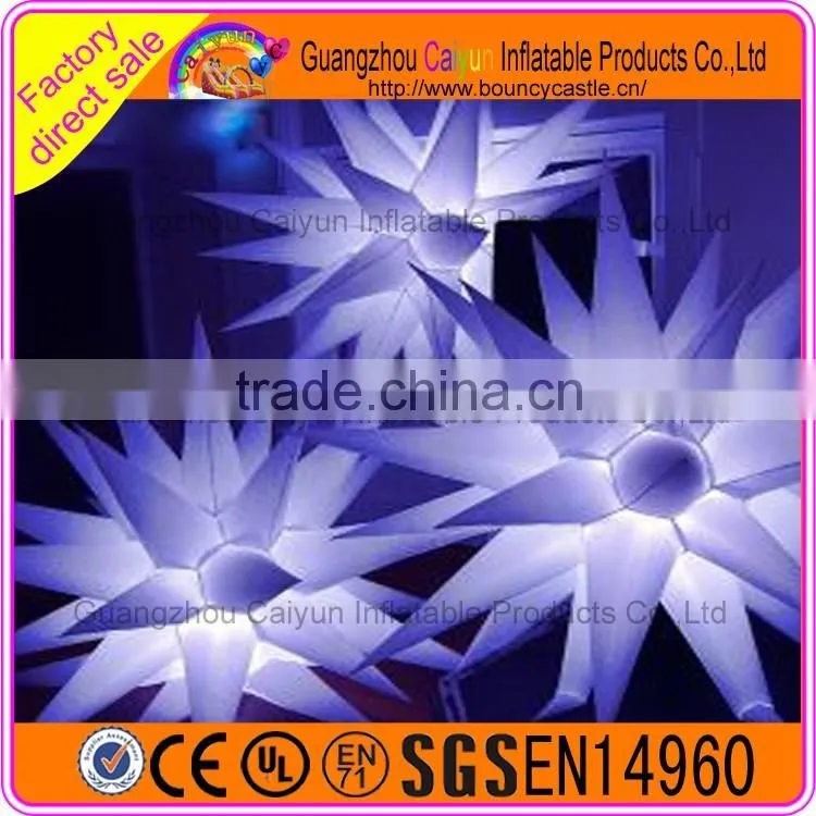 Party yard decoration LED Inflatable hanging star