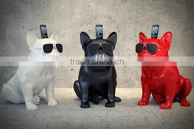 decorative resin dog welcome statue,fiberglass animal statue