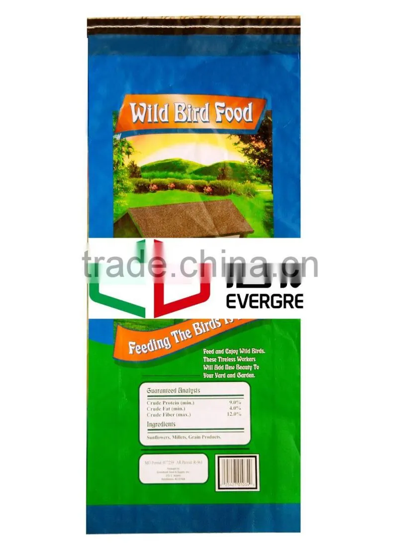 Vietnam Reusable BOPP Laminated PP Woven Bag for Wild Bird Food