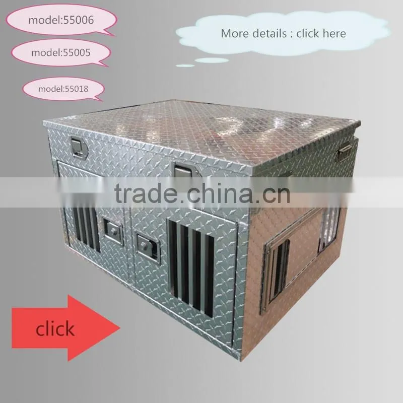 Aluminum truck tool box dog box for pickup