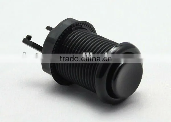 28mm green plastic arcade game machine push button switch electric pushbutton switch single control