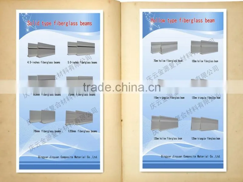 Pultrusion frp i beam steel / FRP Profile/FRP beam for pig/poultry house/pig farming equipments