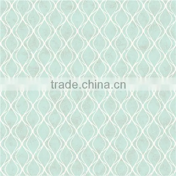 modern style wall paper blue