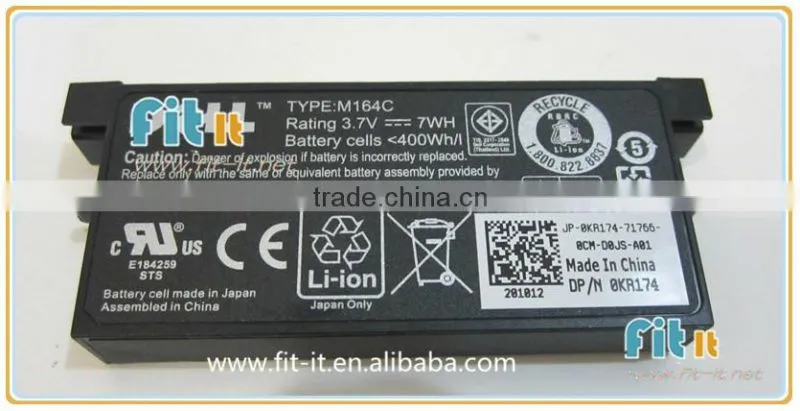 KR174 PERC6 PERC 6 Battery M164C 3.7V 7Wh for DELL