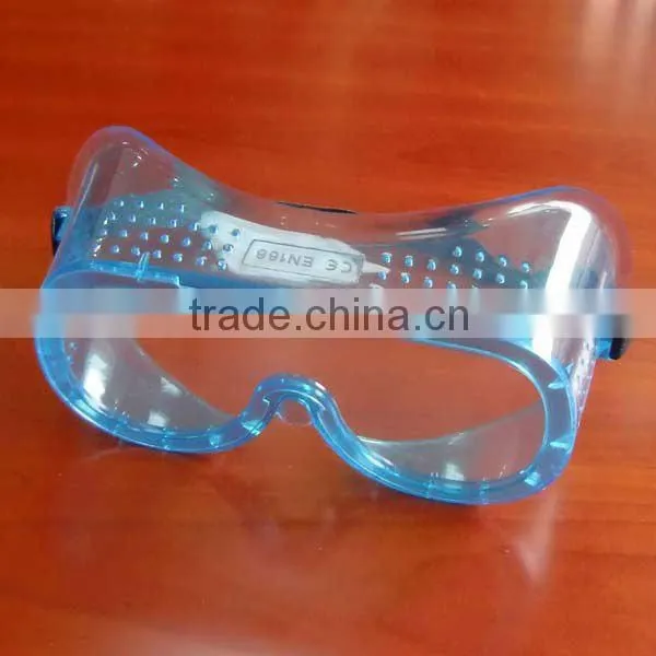 2016 ANSI safety goggles PC lens multi-direct vents safety goggles clear PC safety goggles CE EN 166 safety goggles