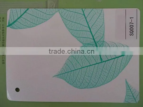 wood grain type pvc film for wood floor