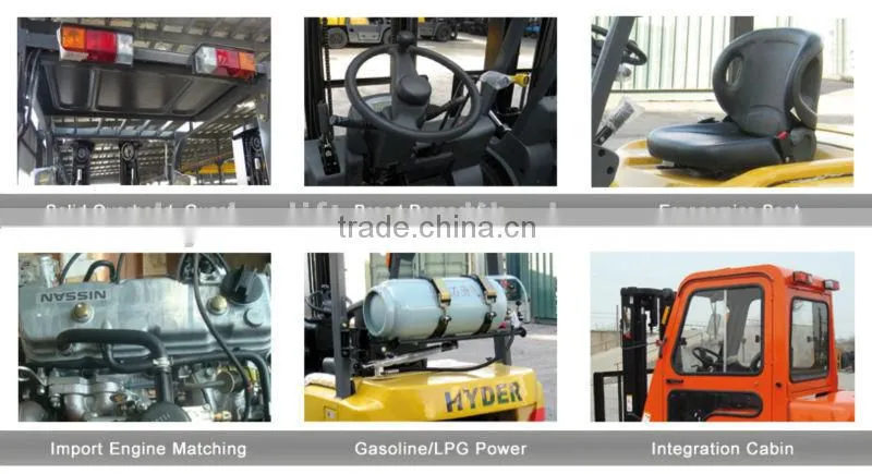 3.0 ton Gasoline LPG Gas Forklift forklift skip bins