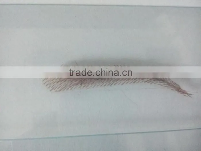 OEM different colours 100% human hair eyebrow wig