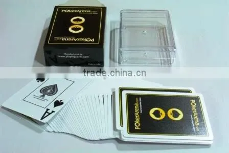 100% Plastic Playing Cards Custom Printed Poker
