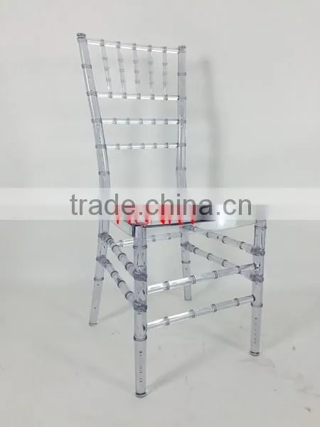 Discount factory price clear wedding tiffany chair for sale