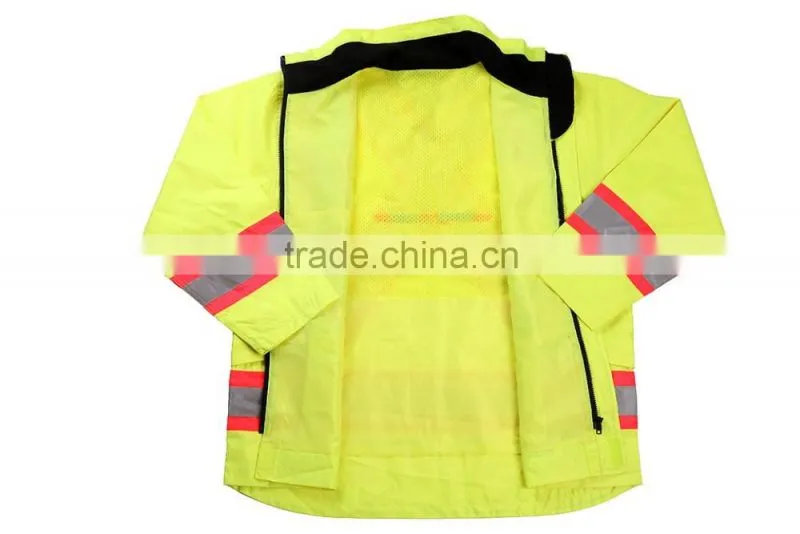 Warning Reflective Safety Vest Waterproof Fabric China Wholesale Clothing