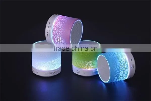 2016 Factory Price High Quality Mobile Bluetooth Wireless Mini Speaker With Led Flashing Light 2016 New Innovative Product