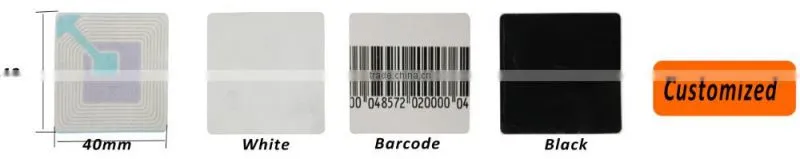 custom bar code pricr label EAS rf stick label