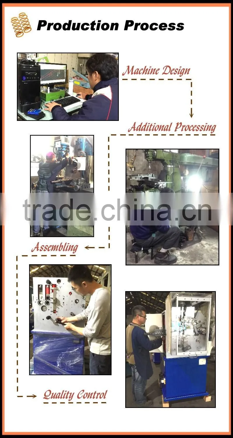 Micro compression springs making machine