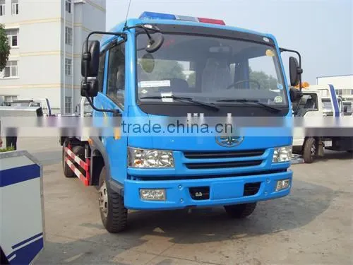 JIEFANG 4X2 Flatbed Wrecker Tow Trucks For Sale