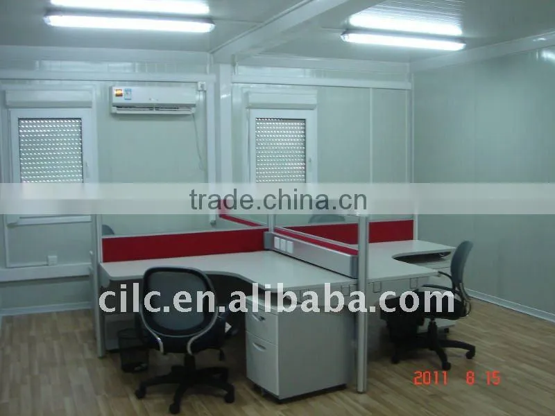 CILC project China container office flat pack prefabricated house 20'ft container