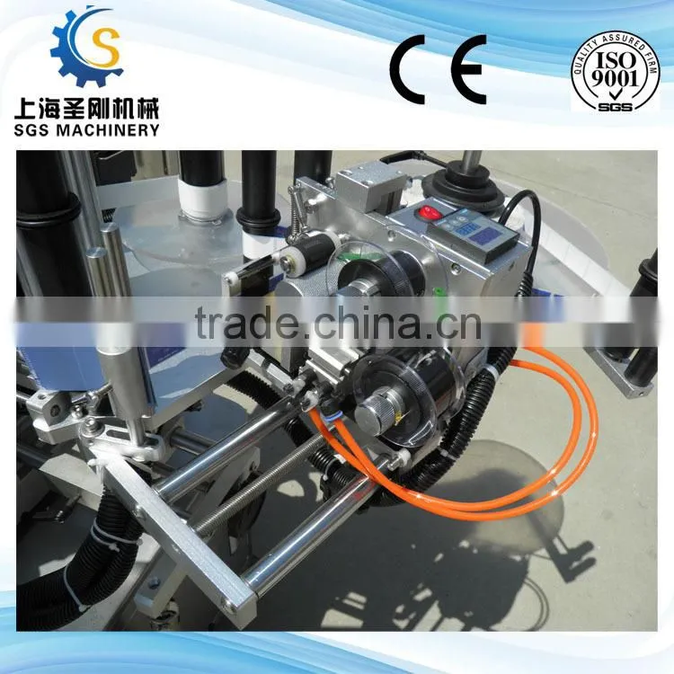 Full Automatic 0-100Bottles/min Vertical Sticker Labeling Machine
