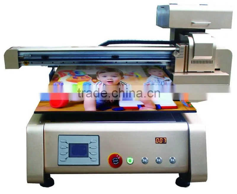 a1 uv flatbed printer with LCD touch panel/ ball screw drive/ powerful servo motor a1 UV printing machine