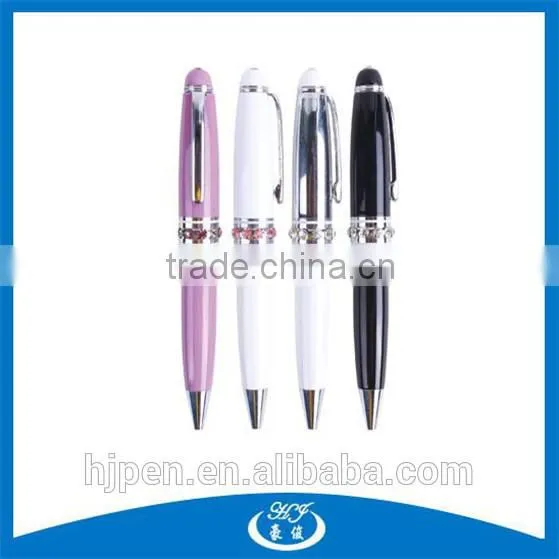 Cute Promotion Pen With Good Quality Crystal Metal Pen