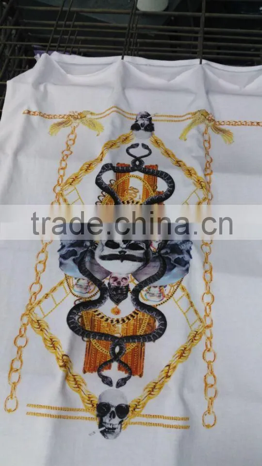 Belt printer for cotton fabrics direct printing with starfire 1024 head roll and piece cotton