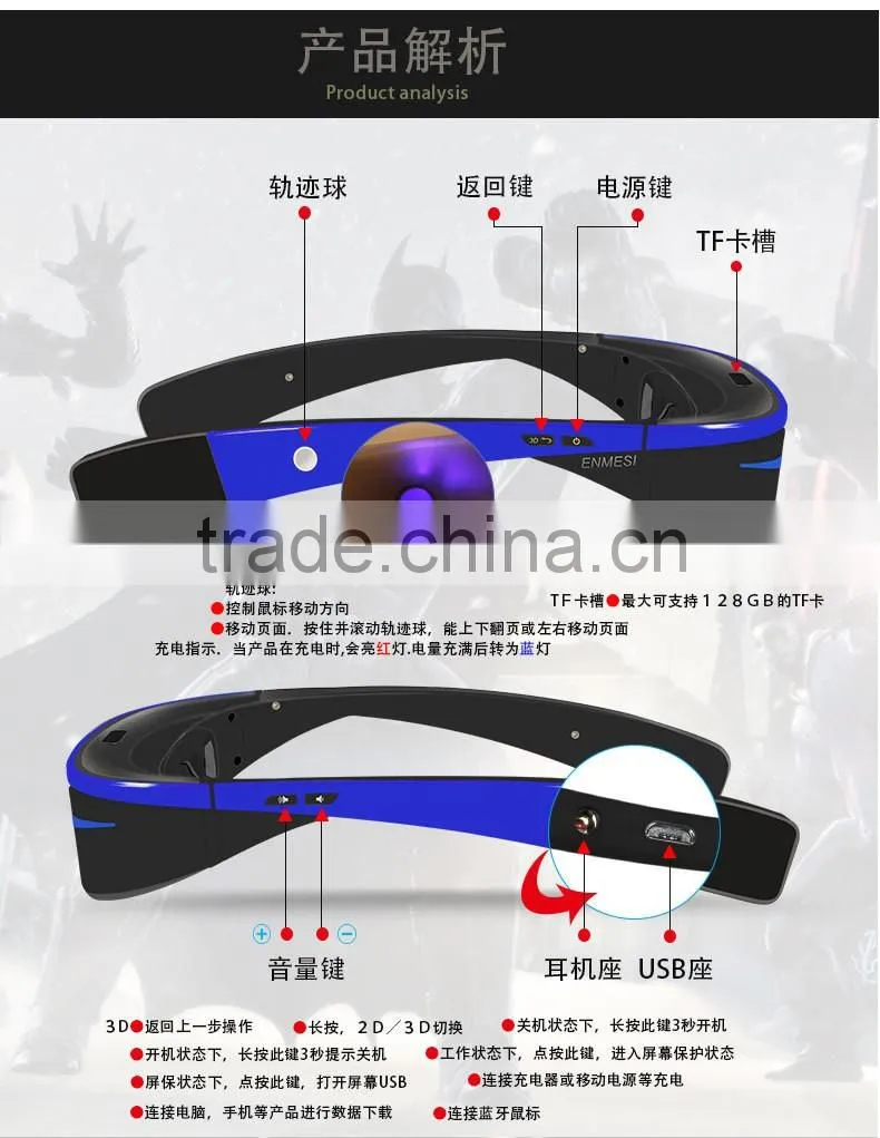 factory price 98 inch video glass, quad core; android 5.1; 1GB/16GB; support external TF card 128GB