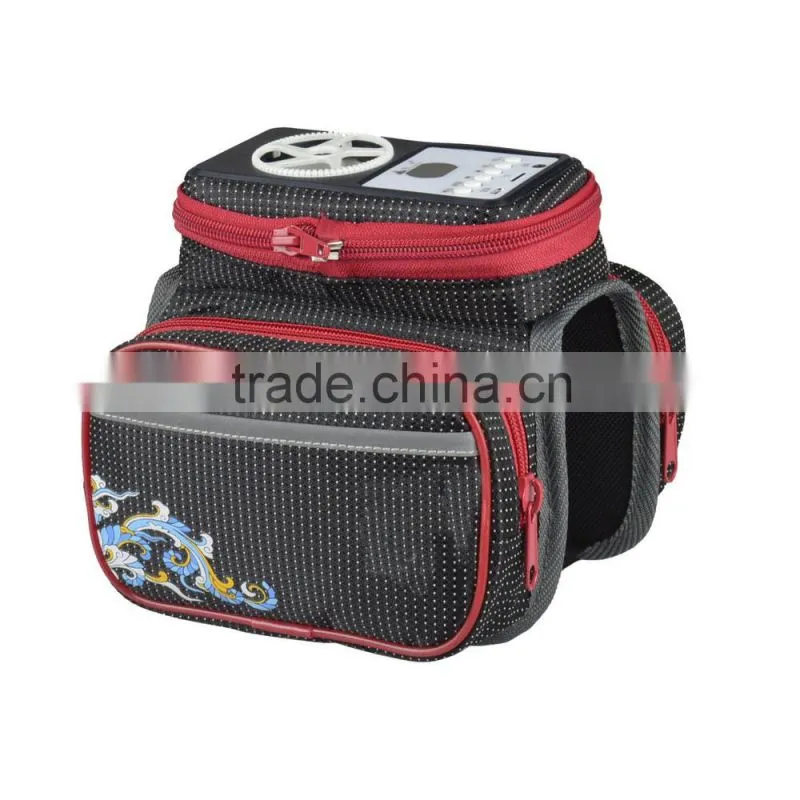 Travel bicycle bag with built-in speaker/bike speaker box
