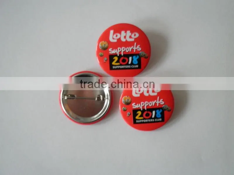 iron metal pin badge