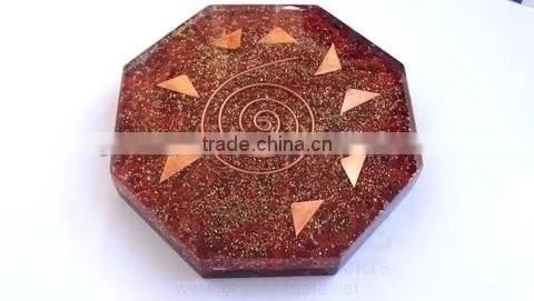 Sanskrit Orgone Oval Chakra Set With Coil : Wholesale Chakra Set Supplier