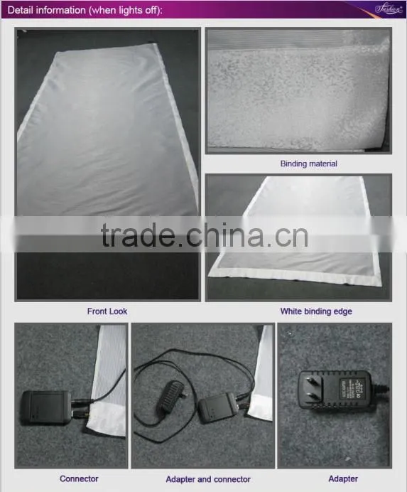 luminous clothing fiber optic light luminous hall curtains