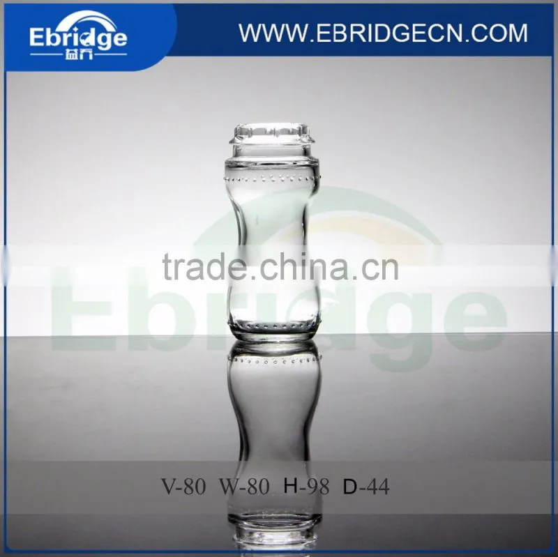 Manufacturer Sales Glass Spice Shaker Bottles/ jars 80ml